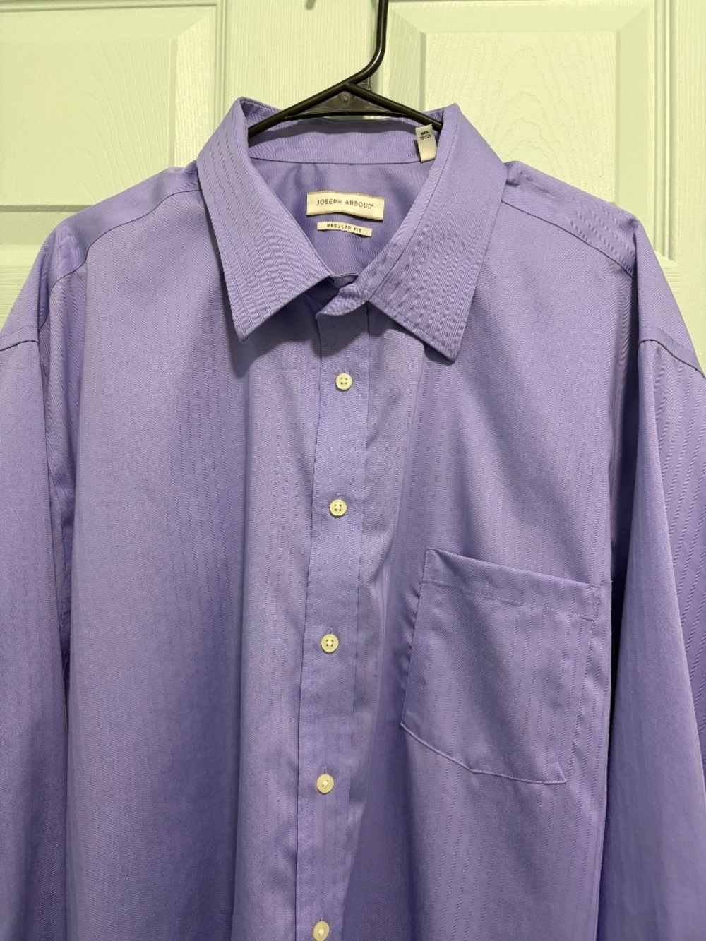 Joseph Abboud Purple Dress Long Sleeve Button Down shirt in size Tall 20-Pre-Lov